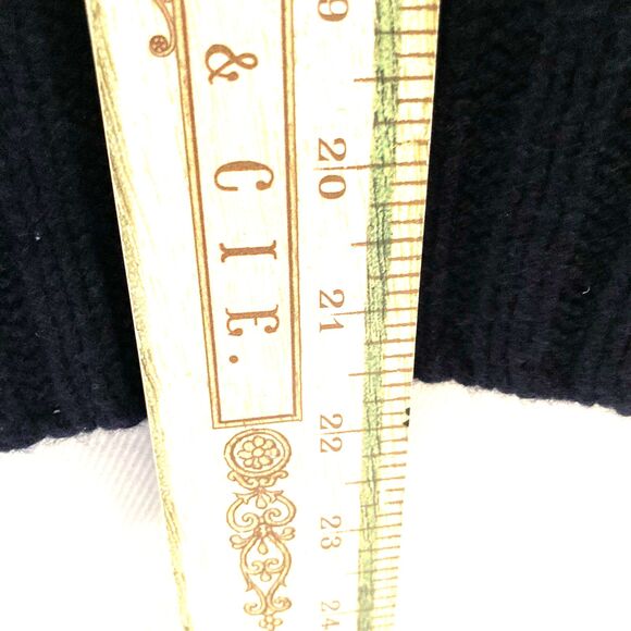 Filson XS Men’s Turtleneck Sweater Blue Geelong Lambswool Made In Scotland Thick - Picture 7 of 11
